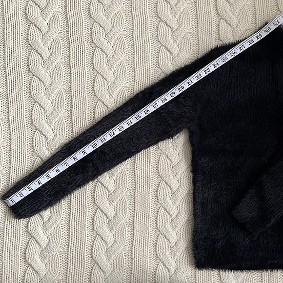 Banana Republic Fuzzy Black Mock Neck Sweater - Picture 7 of 7